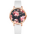 High Quality Fashion Leather Strap Rose Gold Women Watch