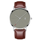 Simple calendar watch male creative waterproof quartz watch