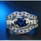 Love diamond ring exaggeration jewelry