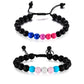 Bracelet Acrylic Black Agate Beaded Bracelet Friendship Men And Women