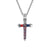 Personalized Nail Cross Pendant  Men's Necklace