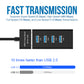 4 In 1 2.0 3.0 USB HUB Splitter High Speed Multi Splitter